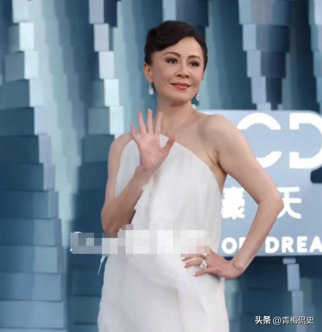 镜胡杏儿美出圈C位张柏芝抢尽风头瓦力游戏澳门晚宴：刘嘉玲大露背抢(图11)